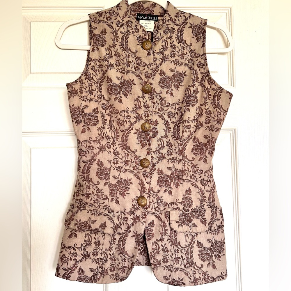 Vintage 80s My Michelle blouse